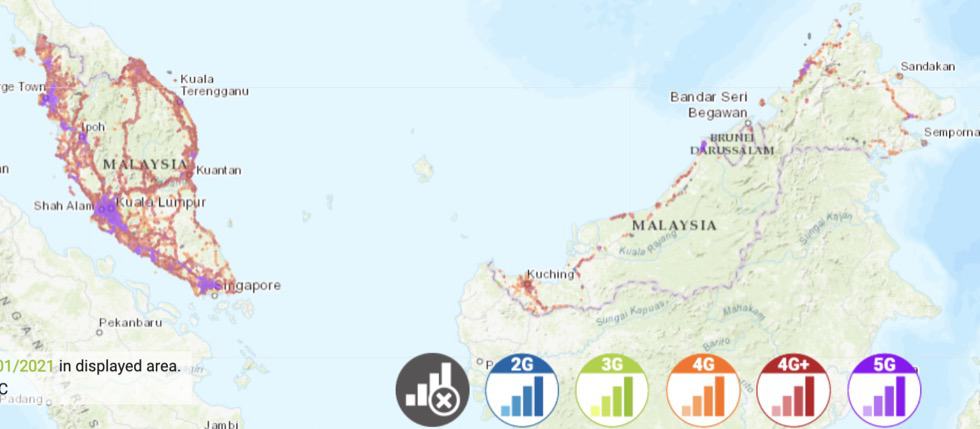npref Coverage map(U mobile)
