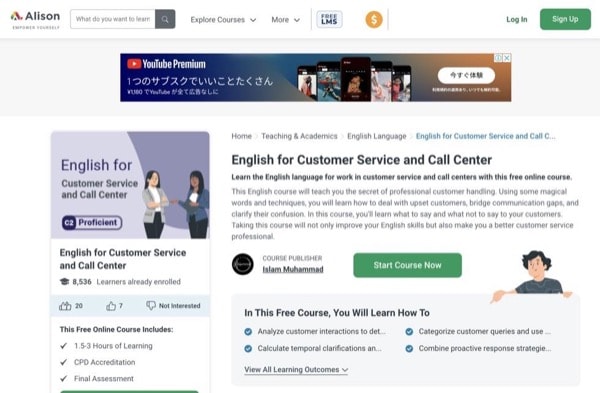 English for Customer Service and Call Center