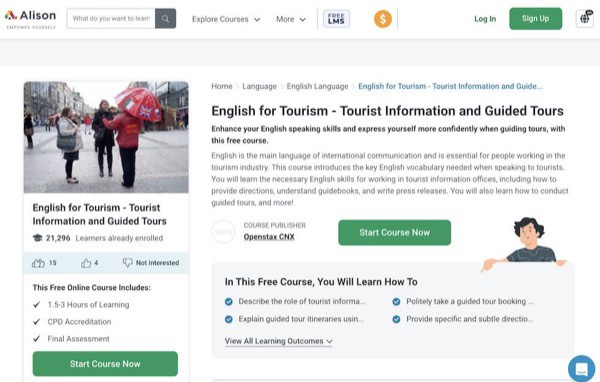 English for Tourism - Tourist Information and Guided Tours