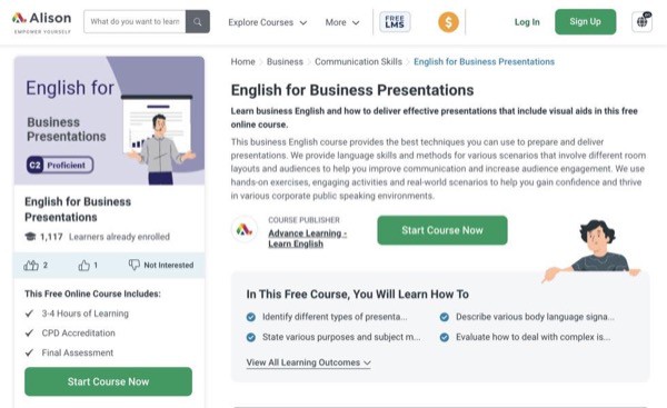 English for Business Presentations