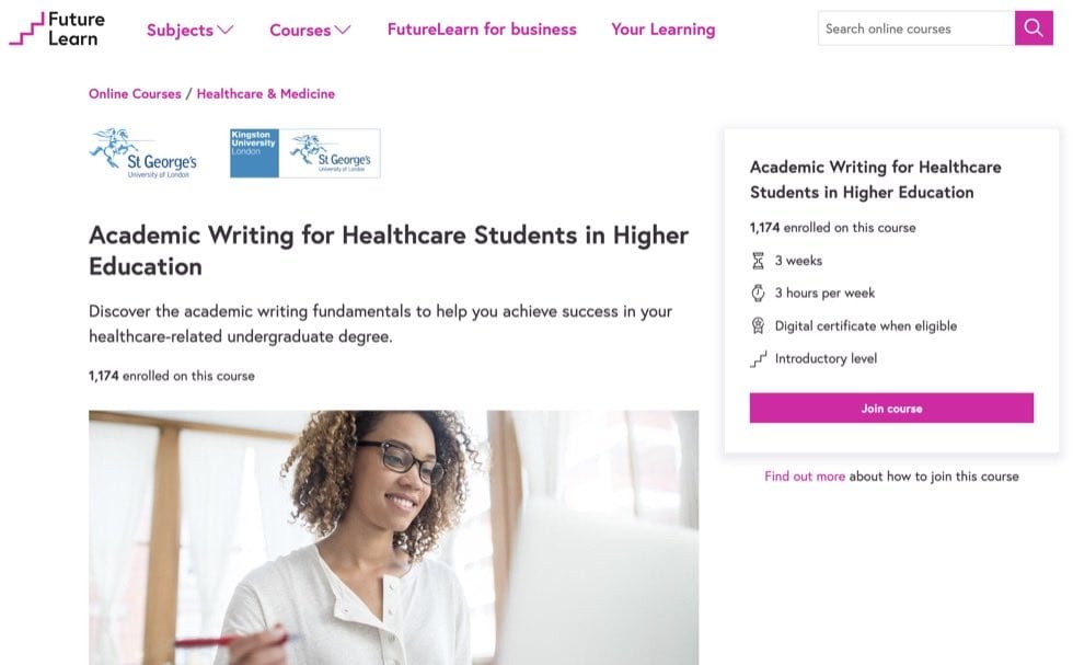 Academic Writing for Healthcare Students in Higher Education