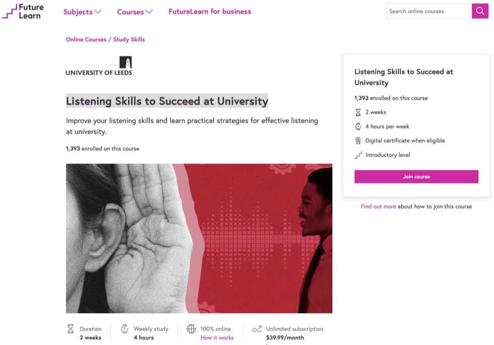 Listening Skills to Succeed at University