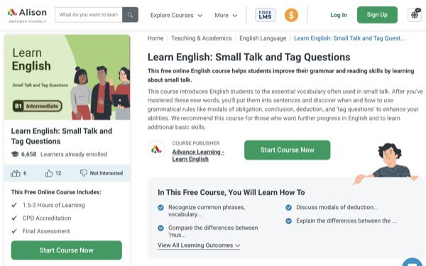 Learn English: Small Talk and Tag Questions