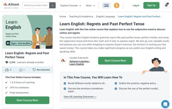 Learn English: Regrets and Past Perfect Tense