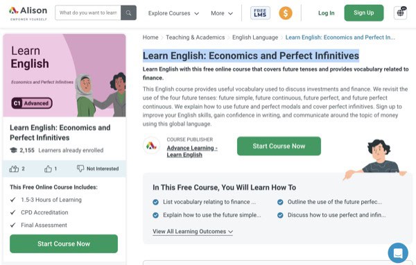Learn English: Economics and Perfect Infinitives